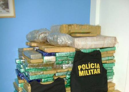 PM de Angélica apreende 683 quilos de Maconha