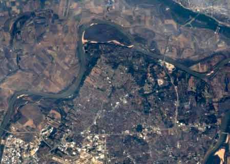 Astronauta manda foto de St. Louis tirada a 418 quilômetros de altura