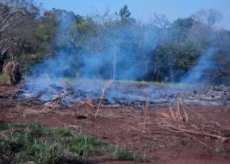 PMA autua proprietário rural por incêndio em vegetação