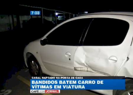 Bando é preso ao bater carro em viatura da Rota