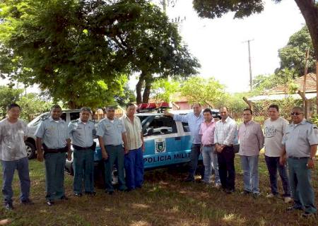 PM de Ipezal recebe viatura totalmente reformada