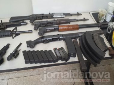 Homem é preso com armas e explosivos em Ribeirão Preto