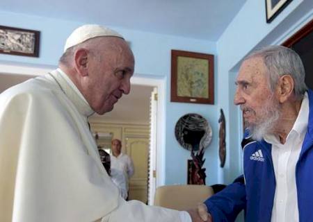 Papa se encontrou com ex-presidente Fidel Castro