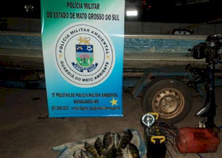 PMA prende pescador por pesca predatória