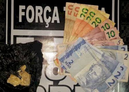 Traficante é preso pela Força Tática com pedras de crack em Nova Andradina