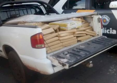 PMR de Epitácio apreende 400 kg de maconha