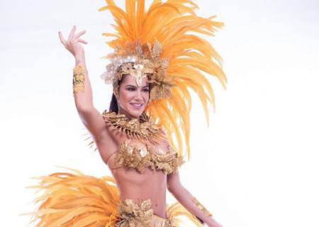 Madrinha de bateria Juliana Sabbatine emagrece 3 kg para estreia no carnaval