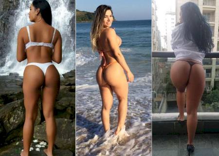 Candidatas exibem fotos caseiras para provar que são naturais