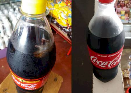 Boatos de que rato foi encontrado em Coca-Cola vendida em Nova Andradina são falsos