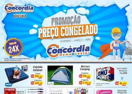 Promoção Preço Congelado da Concórdia Home Center