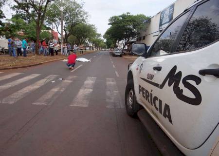 Idosa morre atropelada em avenida de Dourados