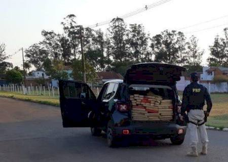 PRF apreende armas, munições e 505 kg de maconha em Sidrolândia