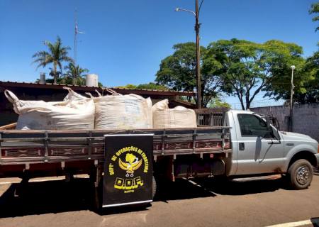 Trio é preso por furto de ração animal na região de Vicentina