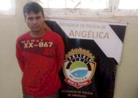 Suspeito de cometer crimes em Angélica é preso em Anaurilândia