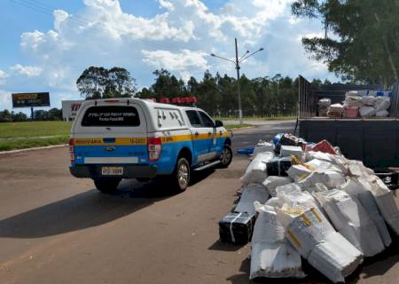 Polícia Militar Rodoviária apreende quase 6 toneladas de drogas na fronteira