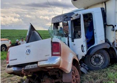 Homem morre em colisão frontal entre veículos na região de Maracaju