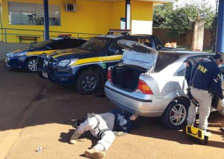 Traficante deixa de ganhar R$ 8 mil, após PRF apreender carga de drogas