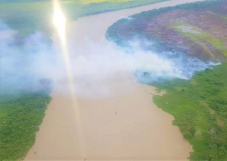 Mesmo com chuva, bombeiros seguem monitoramento de focos de incêndio no Pantanal