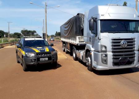 PRF apreende 2,4 toneladas de agrotóxicos em carga de leite em Dourados