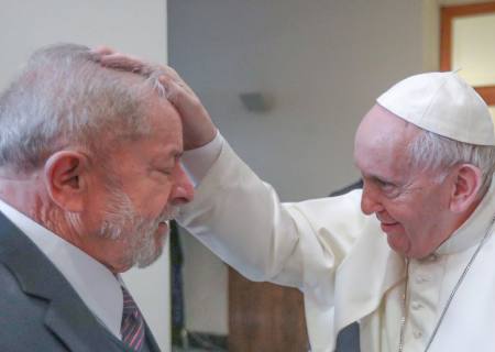 Papa Francisco se encontra com Lula no Vaticano