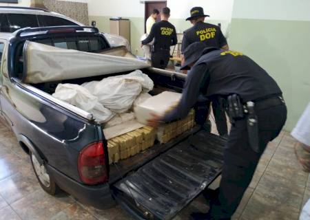 DOF prende traficantes e batedores com 224 kg de maconha em Nova Casa Verde