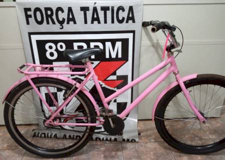 Adolescente é flagrado com bicicleta furtada em Nova Andradina