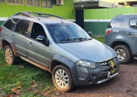 DOF recupera carro furtado e carregado com 720 kg de maconha em Ponta Porã