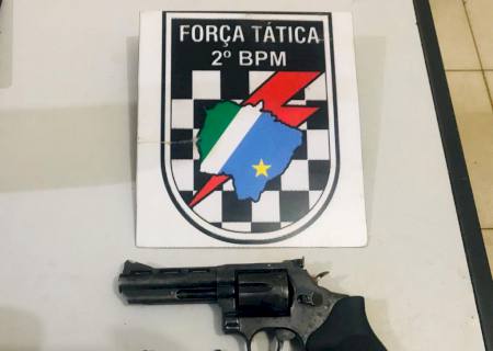 Polícia Militar apreende arma de fogo e evita homicídio em Três Lagoas