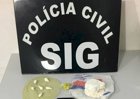 Primário no tráfico é preso pela SIG de Nova Andradina com droga avaliada em R$ 14 mil