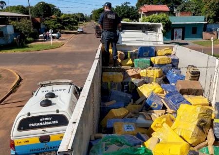 Polícia Rodoviária apreende mais de 12 toneladas de maconha na região de fronteira