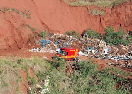 Adolescente cai em aterro sanitário de Nova Andradina