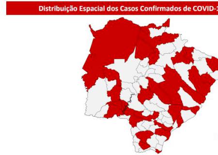 Em escalada progressiva, coronavírus está presente em 40% do território sul-mato-grossense