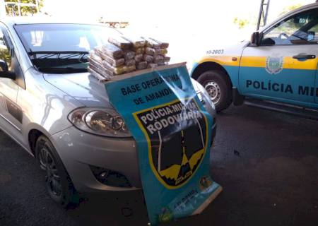 Em Amandina, mulher é presa traficando 45 kg de maconha para Nova Andradina