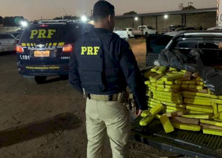 PRF apreende 740 kg de maconha em Campo Grande