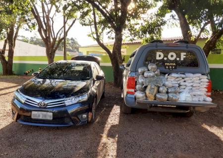 DOF descobre depósito de drogas em Ponta Porã e dois são presos