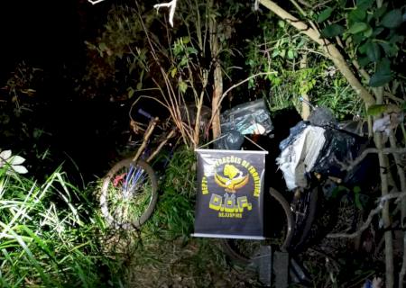 DOF apreende bicicletas que transportavam quase 400 kg de drogas