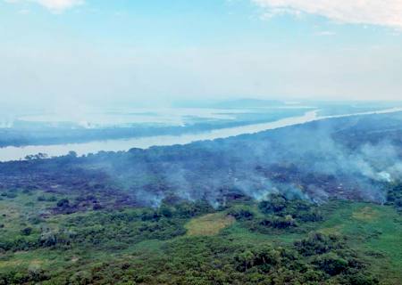 Com incêndio se propagando no Pantanal, tempo seco será crítico em MS até setembro