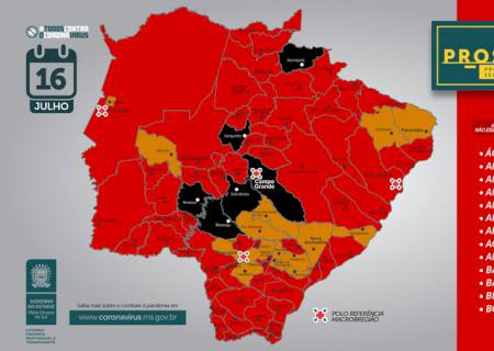 Anaurilândia, Angélica, Batayporã e Taquarussu estão no alto grau da Covid-19, diz governo