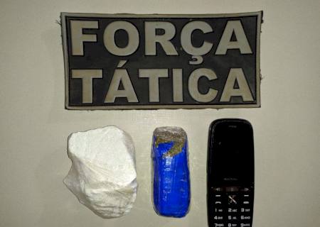 Força Tática prende traficante chegando em Nova Andradina com maconha e cocaína