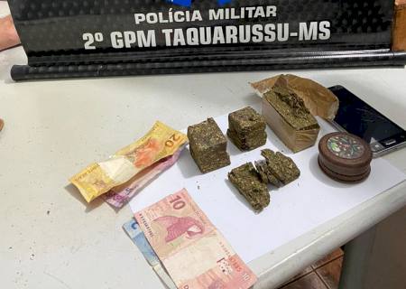 Polícia Militar prende dupla que levava maconha de Nova Andradina para Taquarussu