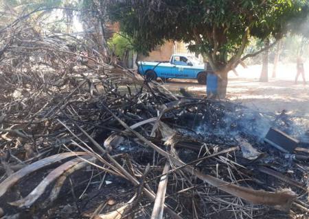 Mulher é autuada por incêndio em área urbana de Três Lagoas