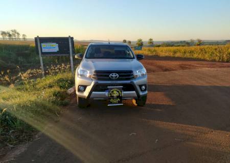 Hilux roubada em MG é recuperada pelo DOF em Maracaju