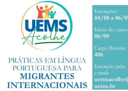 Programa UEMS Acolhe oferece novo curso on-line para migrantes internacionais