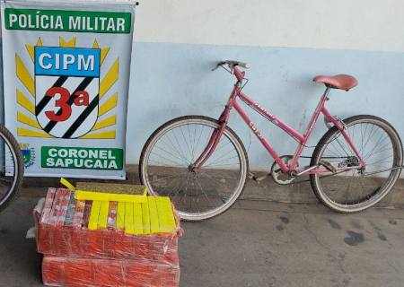 Polícia Militar intercepta ciclistas transportando maconha em MS