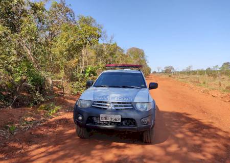 Polícia Militar em apoio a Polícia Civil cumpre mandado de prisão no Quebracho