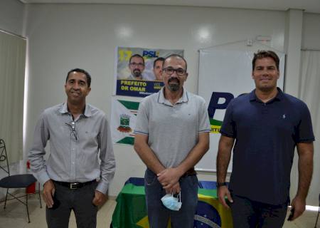 PSL de Nova Andradina recebe apoio do deputado estadual Capitão Contar