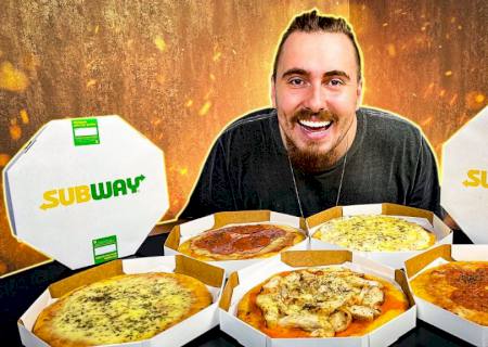 As pizzas do Subway de Nova Andradina estão cada vez mais deliciosas