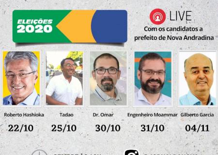 Jornal da Nova abre espaço para leitores fazerem perguntas aos candidatos a prefeito de Nova Andradina