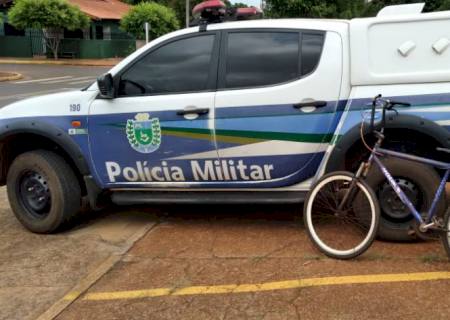 PM do Quebracho recupera bicicleta furtada e prende suspeito