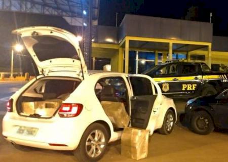 Dupla é presa ao tentar levar 394 kg maconha de Campo Grande a Cuiabá